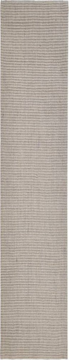vidaXL - Vloerkleed - 66x350 - cm - natuurlijk - sisal - zandkleurig