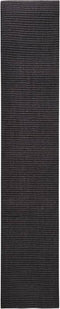 vidaXL - Vloerkleed - 66x350 - cm - natuurlijk - sisal - zwart
