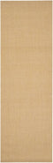 vidaXL - Vloerkleed - 80x250 - cm - natuurlijk - sisal