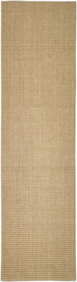 vidaXL - Vloerkleed - 80x300 - cm - natuurlijk - sisal