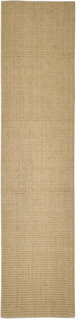 vidaXL - Vloerkleed - 80x350 - cm - natuurlijk - sisal