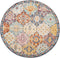 vidaXL - Vloerkleed - ARBIZU - binnen - en - buiten - vintage - stijl - Ø - 120 - cm