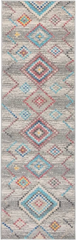 vidaXL - Vloerkleed - ARBIZU - binnen - en - buiten - vintage - stijl - 80x250 - cm