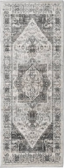 vidaXL - Vloerkleed - ARBIZU - binnen - en - buiten - vintage - stijl - 80x250 - cm