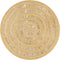 vidaXL - Vloerkleed - handgemaakt - 120 - cm - gevlochten - jute