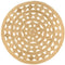 vidaXL - Vloerkleed - handgemaakt - 120 - cm - gevlochten - jute