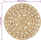vidaXL - Vloerkleed - handgemaakt - 120 - cm - gevlochten - jute