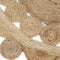 vidaXL - Vloerkleed - handgemaakt - 120 - cm - gevlochten - jute