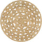 vidaXL - Vloerkleed - handgemaakt - 120 - cm - gevlochten - jute