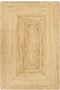 vidaXL - Vloerkleed - handgemaakt - 120x180 - cm - jute - naturel