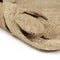 vidaXL - Vloerkleed - handgemaakt - 150 - cm - gevlochten - jute