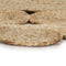 vidaXL - Vloerkleed - handgemaakt - 150 - cm - gevlochten - jute