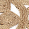 vidaXL - Vloerkleed - handgemaakt - 150 - cm - gevlochten - jute