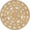 vidaXL - Vloerkleed - handgemaakt - 150 - cm - gevlochten - jute