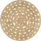 vidaXL - Vloerkleed - handgemaakt - 150 - cm - gevlochten - jute