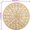 vidaXL - Vloerkleed - handgemaakt - 150 - cm - gevlochten - jute