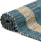 vidaXL - Vloerkleed - handgemaakt - 160x230 - cm - jute - blauw