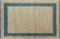 vidaXL - Vloerkleed - handgemaakt - 160x230 - cm - jute - blauw
