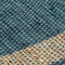 vidaXL - Vloerkleed - handgemaakt - 160x230 - cm - jute - blauw