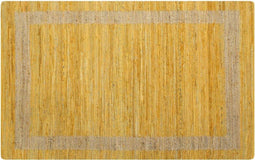 vidaXL - Vloerkleed - handgemaakt - 160x230 - cm - jute - geel