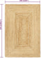 vidaXL - Vloerkleed - handgemaakt - 160x230 - cm - jute - naturel