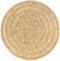 vidaXL - Vloerkleed - handgemaakt - 180 - cm - gevlochten - jute