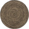vidaXL - Vloerkleed - handgemaakt - 180 - cm - jute - wit - en - bruin