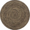 vidaXL - Vloerkleed - handgemaakt - 180 - cm - jute - wit - en - bruin