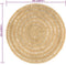 vidaXL - Vloerkleed - handgemaakt - 210 - cm - gevlochten - jute