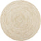 vidaXL - Vloerkleed - handgemaakt - 210 - cm - jute - zwart - en - bruin