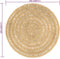 vidaXL - Vloerkleed - handgemaakt - 240 - cm - gevlochten - jute