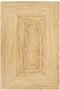 vidaXL - Vloerkleed - handgemaakt - 80x160 - cm - jute - naturel