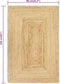 vidaXL - Vloerkleed - handgemaakt - 80x160 - cm - jute - naturel