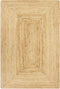 vidaXL - Vloerkleed - handgemaakt - 80x160 - cm - jute - naturel