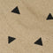 vidaXL - Vloerkleed - handgemaakt - met - donkerbruine - print - 120 - cm - jute