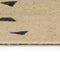 vidaXL - Vloerkleed - handgemaakt - met - donkerbruine - print - 120 - cm - jute