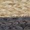vidaXL - Vloerkleed - handgemaakt - met - donkergrijze - rand - 210 - cm - jute
