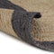 vidaXL - Vloerkleed - handgemaakt - met - donkergrijze - rand - 210 - cm - jute