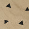 vidaXL - Vloerkleed - handgemaakt - met - driehoek - print - 120 - cm - jute