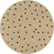 vidaXL - Vloerkleed - handgemaakt - met - driehoek - print - 150 - cm - jute