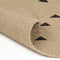 vidaXL - Vloerkleed - handgemaakt - met - driehoek - print - 150 - cm - jute