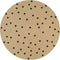 vidaXL - Vloerkleed - handgemaakt - met - driehoek - print - 150 - cm - jute
