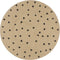 vidaXL - Vloerkleed - handgemaakt - met - driehoek - print - 90 - cm - jute
