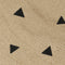vidaXL - Vloerkleed - handgemaakt - met - driehoek - print - 90 - cm - jute