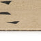 vidaXL - Vloerkleed - handgemaakt - met - driehoek - print - 90 - cm - jute