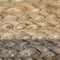 vidaXL - Vloerkleed - handgemaakt - met - grijze - rand - 120 - cm - jute