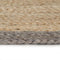 vidaXL - Vloerkleed - handgemaakt - met - grijze - rand - 180 - cm - jute
