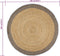 vidaXL - Vloerkleed - handgemaakt - met - grijze - rand - 180 - cm - jute