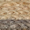 vidaXL - Vloerkleed - handgemaakt - met - grijze - rand - 90 - cm - jute