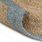 vidaXL - Vloerkleed - handgemaakt - met - olijfgroene - rand - 120 - cm - jute
